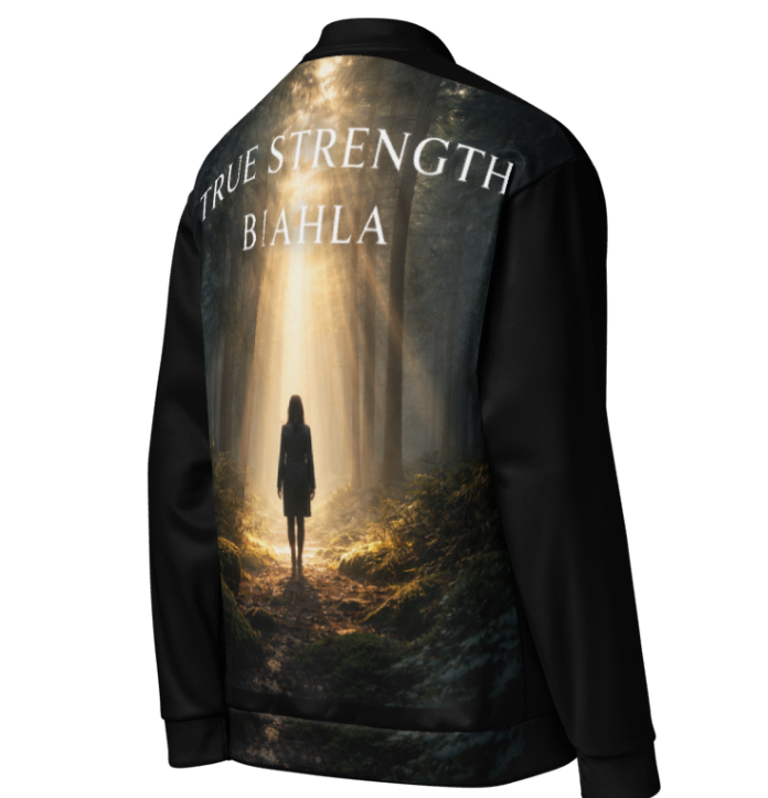 Unisex Bomber Jacket With Cover From "True Strenght"