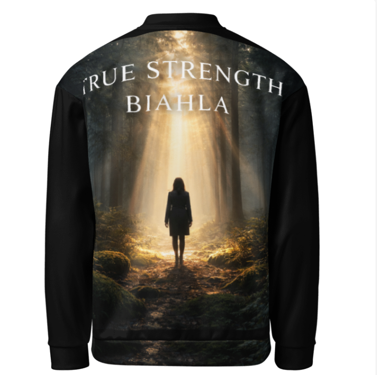 Unisex Bomber Jacket With Cover From "True Strenght"