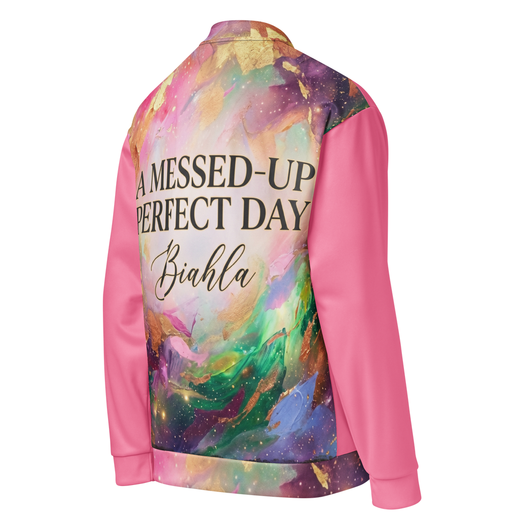 Unisex Bomber Jacket With Cover From "Messed-Up Perfect Day"